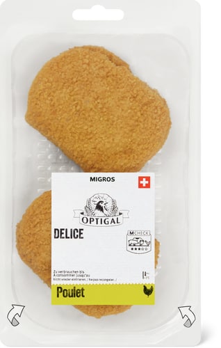 Délice Chicken Schnitzel Breaded