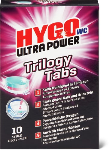 Three-Phase Toilet Tabs