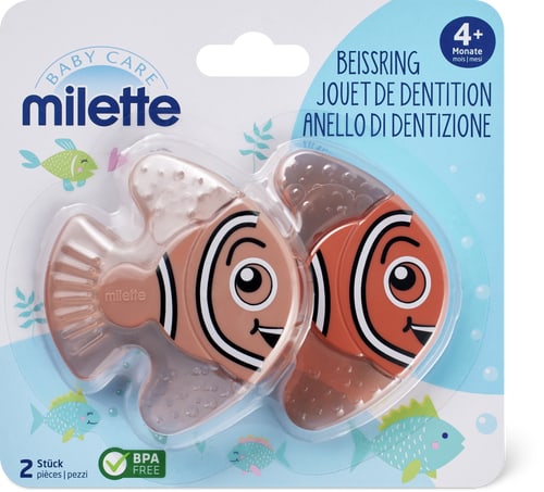 Baby Care Bite Ring 4 M+ (Farbe: pastell, Grösse: 000)