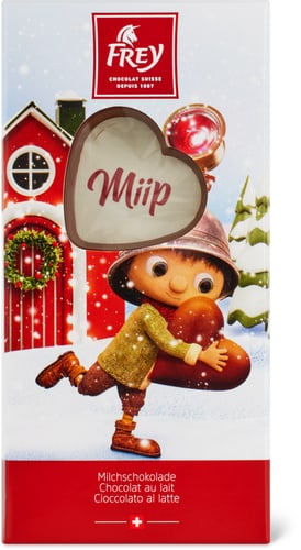 Lutin Finn avec cœur Chocolat au lait