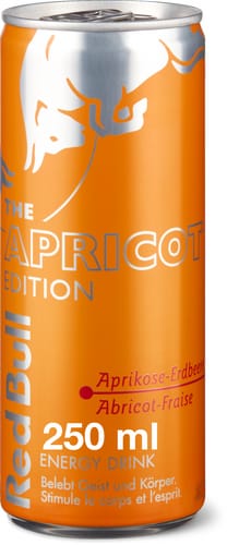 Red Bull Apricot Edition  Apricot and strawberry