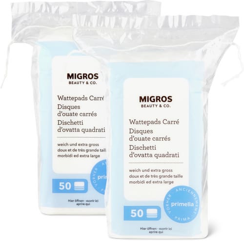 Beauty & Co. Square Cotton Pads Twin Pack