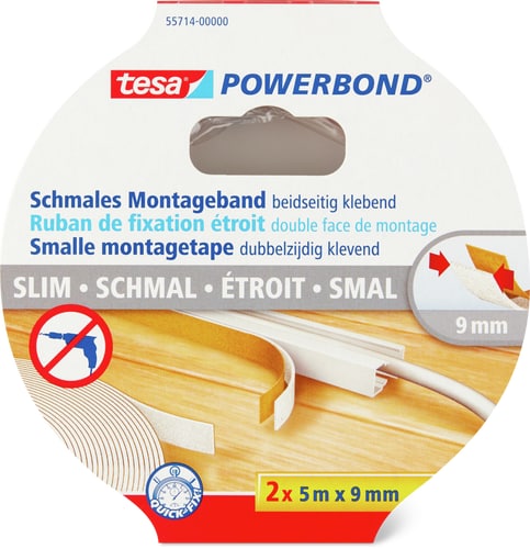 Nastro di montaggio 9 mm x 5 m