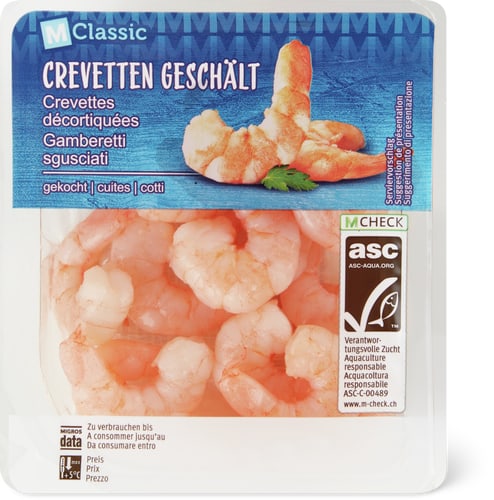 ASC Prawns Peeled, Cooked