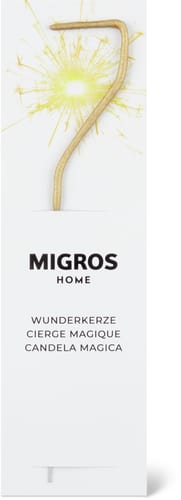 Sparkler Number 7 Gold (Art: ZAHL 7)