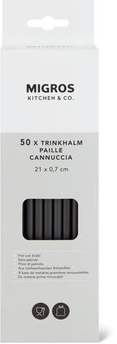 Drinking Straw Straight, Black