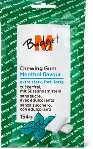 Chewing gum  Menthol extra strong