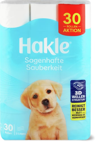 “Sagenhafte Sauberkeit” toilet rolls 3-ply