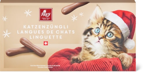 Katzenzüngli Extra feine Milchschokolade