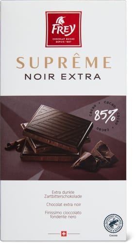 Suprême  Chocolate bar Noir Extra 85% cocoa
