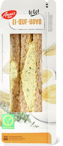 Sandwich Containing Eggs