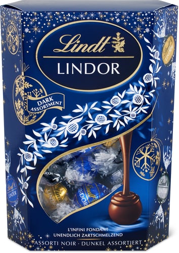 Lindor Chocolate balls Dark assorted