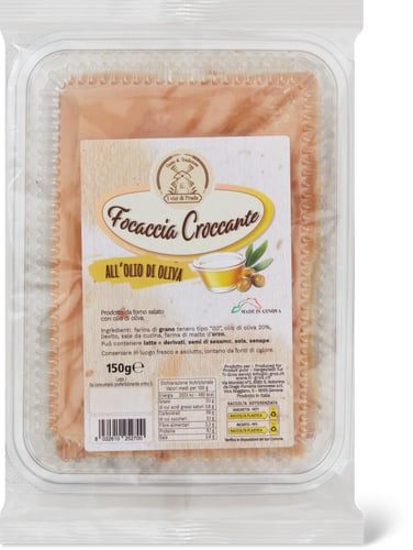 Focaccia Genoese Style with Oil