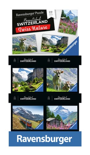 Ravensburger Puzzle VKK Swiss Nature 99 pezzi