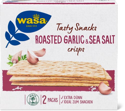 Wasa Pane croccante Aglio e sale marino