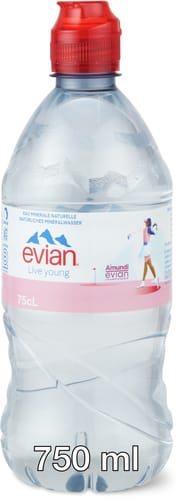 Evian Eau minérale naturelle Sport