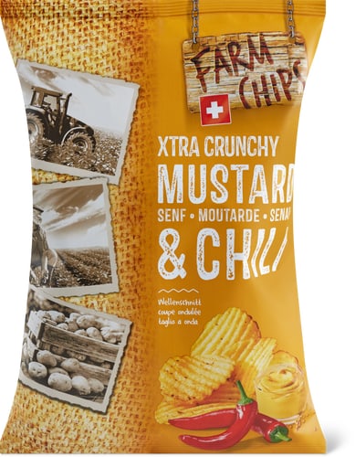 Crisps Wave, With Mustard & Chilli