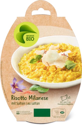 Bio Milanese-Style Risotto With Saffron
