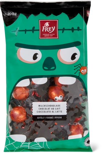 Halloween chocolate balls Milk filled