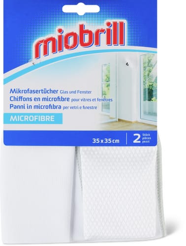 Miobrill Microfibre Cloths For Glass/Mirrors