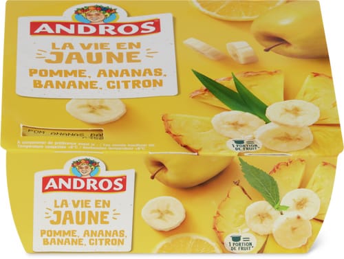 Andros Compote La Vie en Jaune Pineapple, Banana, Lemon and Apple