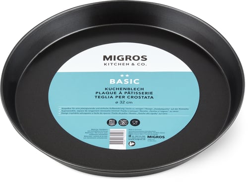 Cake Tray 32 cm, Black