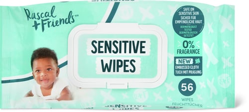 Rascal+Friends Sensitive Wet Wipes Fragrance-Free