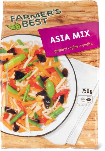 Asia Mix  seasoned