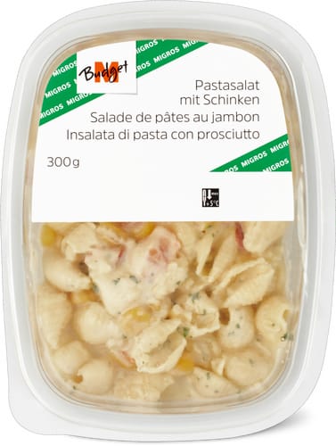 M-Budget Pastasalat mit Schinken