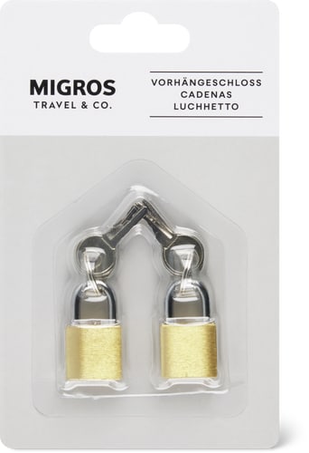 Vorhängeschloss (Farbe: gold, Grösse: one Size)