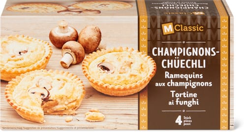 Mushroom tartlets