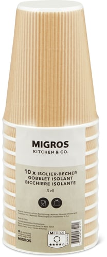 Cup Corrugated Paper, 3 dl (Grösse: THERMOBECHER WELLPAPIER, 3DL)