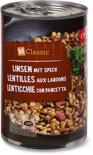 Lentils With Bacon
