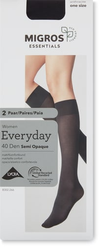 Essentials Mi-bas pour femme Semi Opaque 40 Den (Taille: one size, Couleur: nude)