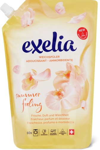 Fabric Softener Refill Pouch Liquid, Summer Feeling, 60 Wash Cycles