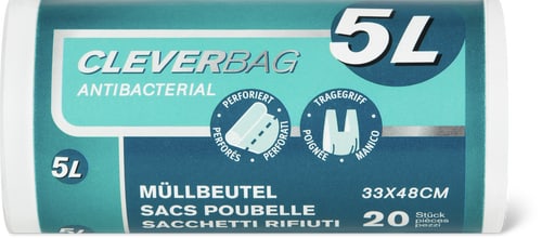 Cleverbag Antibacterial Roll, Antibacterial, 5 L
