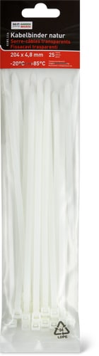 Cable Ties, 204 x 4.8mm