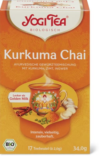 Bio Infusion aux épices Chaï curcuma Curcuma, cannelle et gingembre