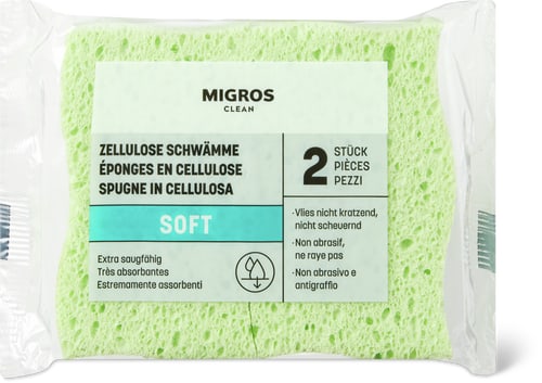 SOFT Sponges Made of Cellulose
