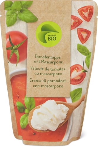 Bio Soupe à la tomate au mascarpone