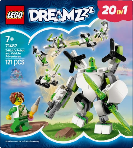 DREAMZzz 71487 Z-Blob’s Robot and Vehicle Adventure