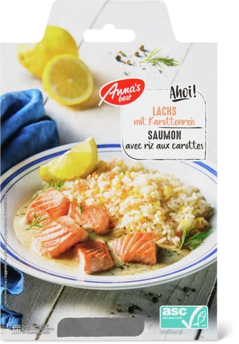 ASC Salmone con riso alle carote