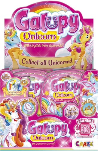 Craze Galuppy Unicorn Assorted