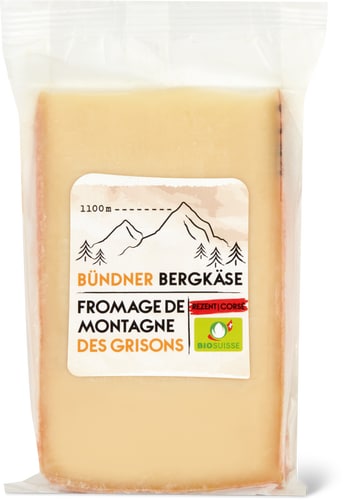 Bio Bündner Bergkäse rezent
