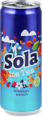 Thé froid à la pêche