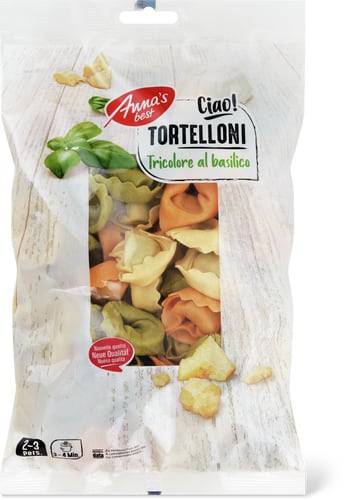 Tortelloni Tricolore al basilico