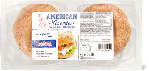 Bagels With Sesame Seeds