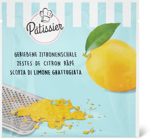 Grated lemon zest