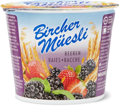 Bircher Muesli Berries