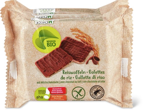 Bio aha! Galette di riso con cioccolato al latte